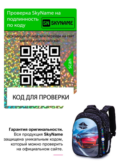 Рюкзак шкільний ортопедичний SkyName R4-417