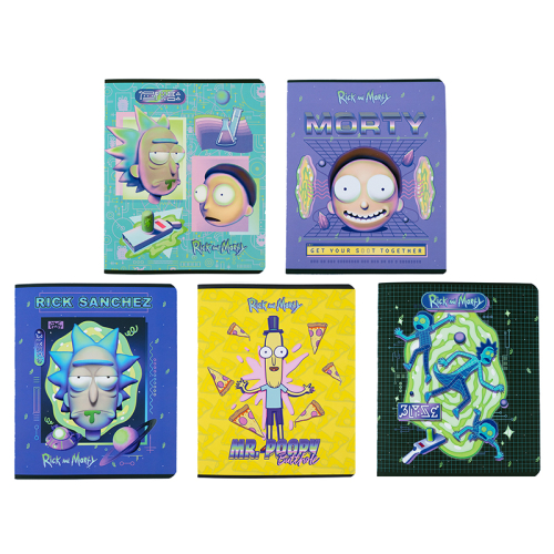 Зошит шкільний Kite Rick and Morty RM23-238, 24 аркуша, клітинка