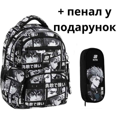 Рюкзак шкільний Kite Education Anime Boy K25-773M-4