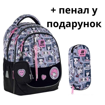 Рюкзак шкільний Kite Education Anime Girl K25-700M-1