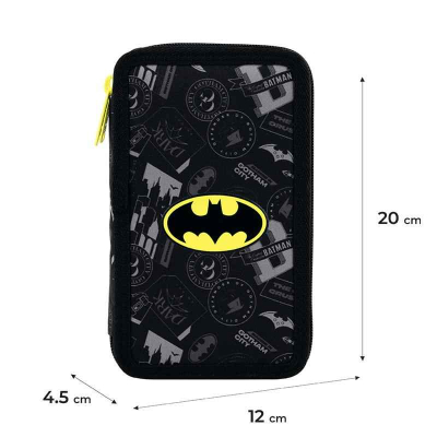 Шкільний набір Kite DC Batman SET_DC25-556M (рюкзак, пенал, сумка)