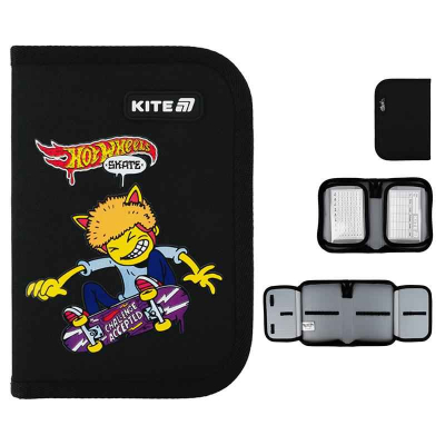 Шкільний набір Kite Hot Wheels Skate SET_HW25-531M (рюкзак, пенал, сумка)