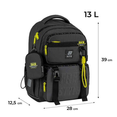 Шкільний набір Kite Free Style SET_K25-1022M-3 (рюкзак, пенал, сумка)