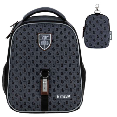 Шкільний набір Kite College Line Boy SET_K25-555S-1 (рюкзак, пенал, сумка)
