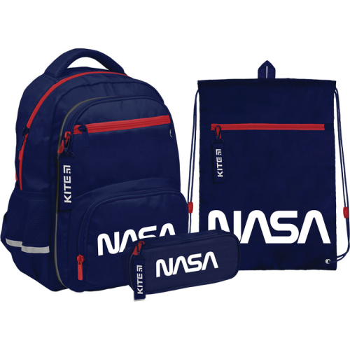 Шкільний Набір Kite Education NASA SET_NS22-773S рюкзак + пенал + сумка