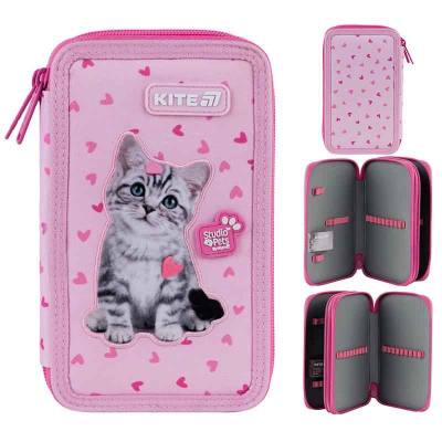 Шкільний набір Kite Studio Pets SET_SP25-555S-1 (рюкзак, пенал, сумка)