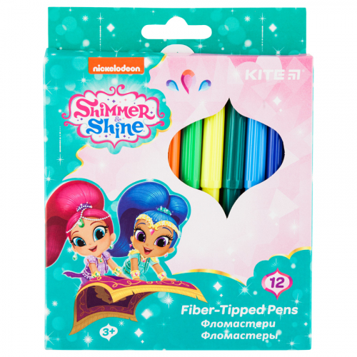 Фломастери Kite Shimmer&Shine SH20-047, 12 кольорів