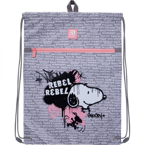 Сумка для взуття з кишенею Kite Education Snoopy SN21-601L
