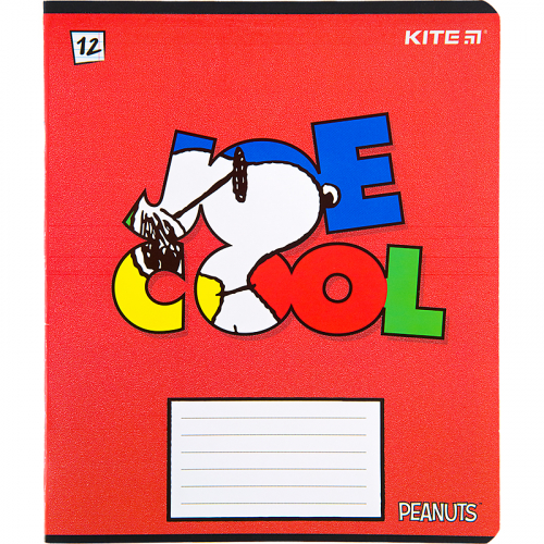 Зошит шкільний Kite Snoopy SN22-234, 12 аркушів, лінія