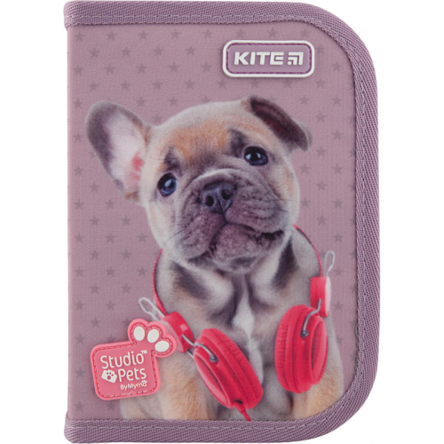 Пенал без наповнення Kite Education Studio Pets SP20-621, 1 відділення, 1 відворот