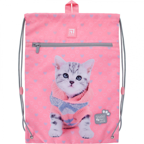 Сумка для взуття з кишенею Kite Education Studio Pets SP21-601M-2
