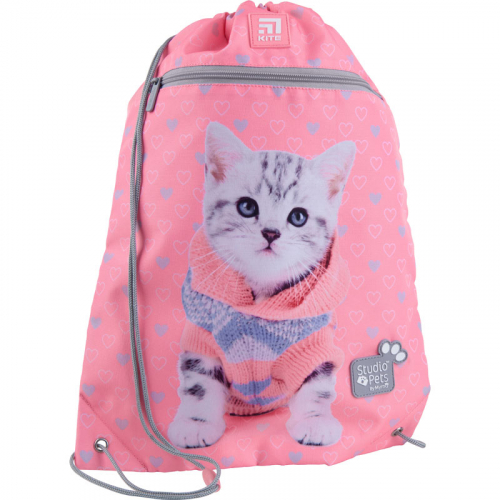 Сумка для взуття з кишенею Kite Education Studio Pets SP21-601M-2