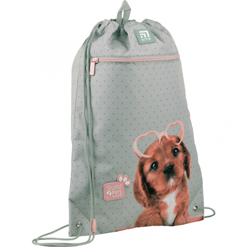 Сумка для обуви с карманом Kite Education Studio Pets SP22-601M-1
