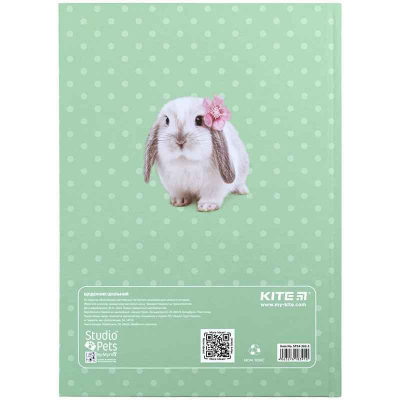 Щоденник шкільний Kite Studio Pets SP24-262-2, тверда обкладинка