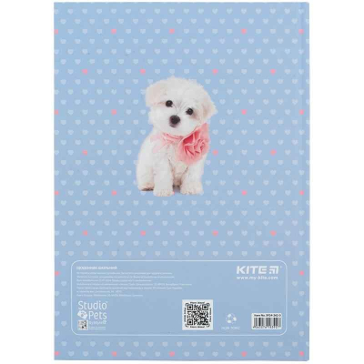 Щоденник шкільний Kite Studio Pets SP24-262-3, тверда обкладинка