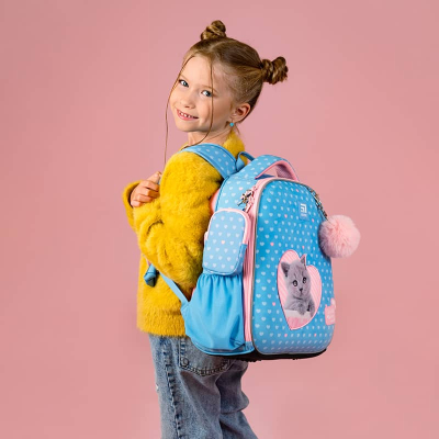 Шкільний набір Kite Studio Pets SET_SP24-555S-1 (рюкзак, пенал, сумка)
