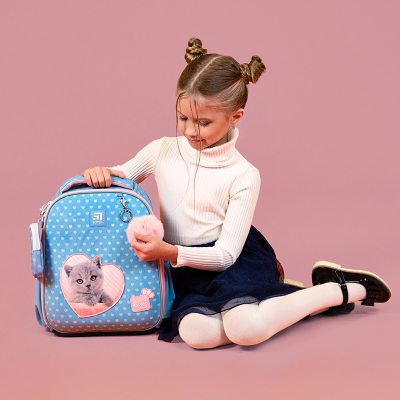 Рюкзак шкільний каркасний Kite Education Studio Pets SP24-555S-1