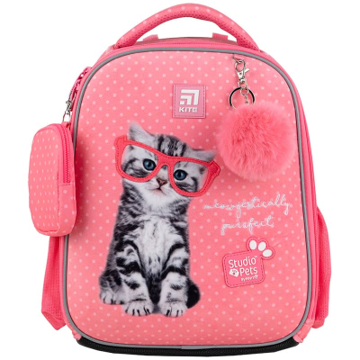 Шкільний набір Kite Studio Pets SET_SP24-555S-2 (рюкзак, пенал, сумка)