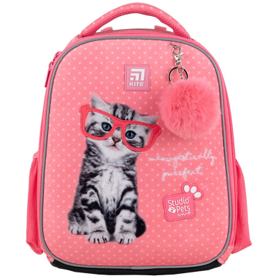 Шкільний набір Kite Studio Pets SET_SP24-555S-2 (рюкзак, пенал, сумка)