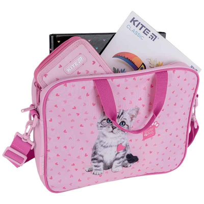 Шкільна текстильна сумка Kite Studio Pets SP25-589-1
