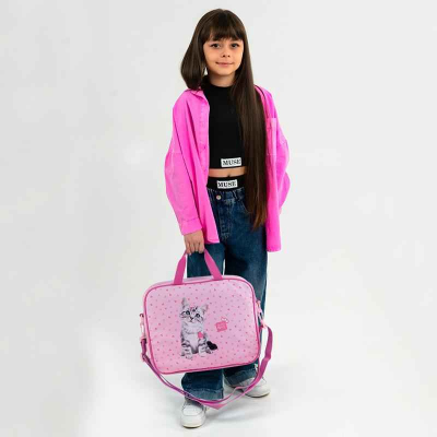 Шкільна текстильна сумка Kite Studio Pets SP25-589-1