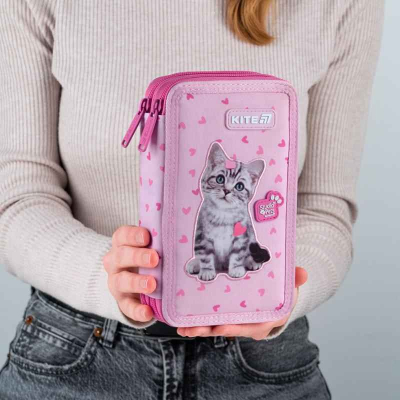 Пенал без наповнення Kite Studio Pets SP25-623, 2 відділення