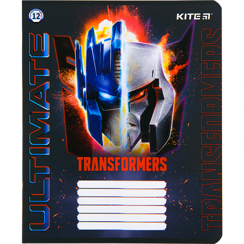 Зошит шкільний Kite Transformers TF22-234, 12 аркушів, лінія