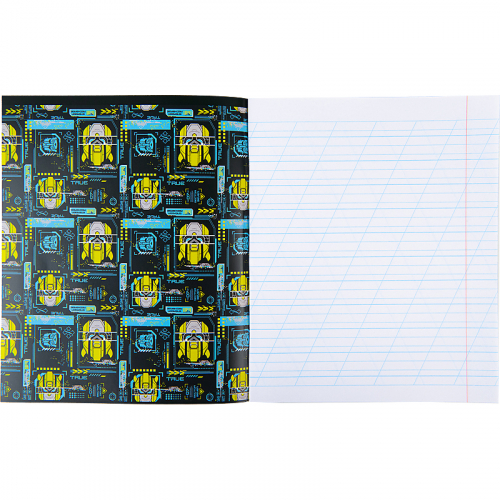 Зошит шкільний Kite Transformers TF22-235, 12 аркушів, коса лінія