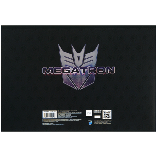 Зошит для малювання Kite Transformers TF22-242, 24 аркуша