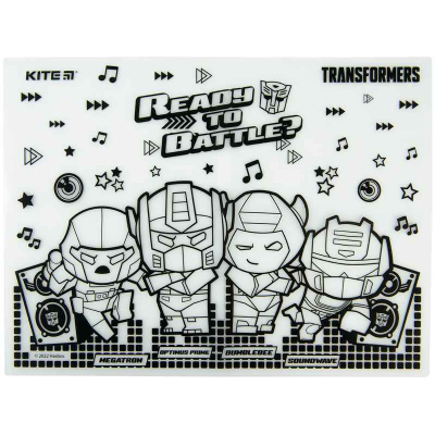 Підкладка розмальовка Kite Transformers TF22-424