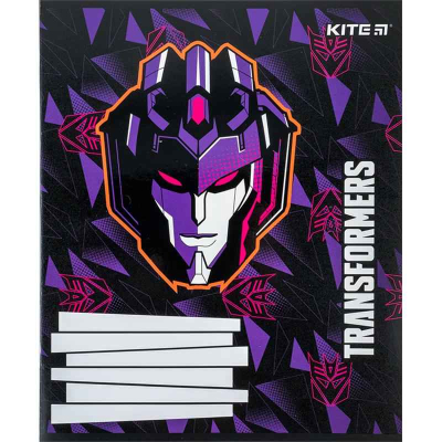 Зошит шкільний Kite Transformers TF24-235, 12 аркушів, коса лінія
