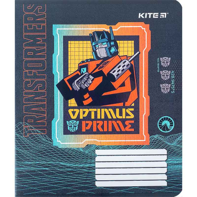Зошит шкільний Kite Transformers TF24-236, 18 аркушів, клітинка