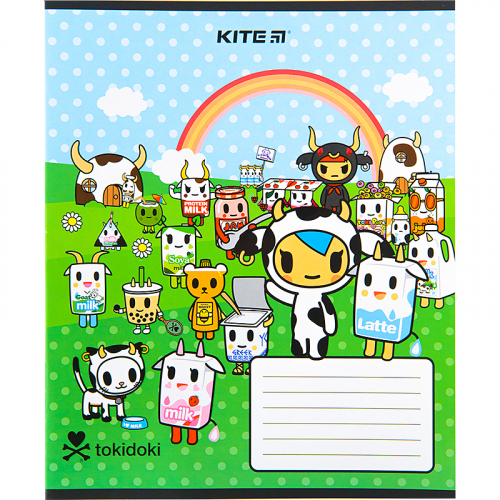 Зошит шкільний Kite tokidoki TK22-235, 12 аркушів, коса лінія