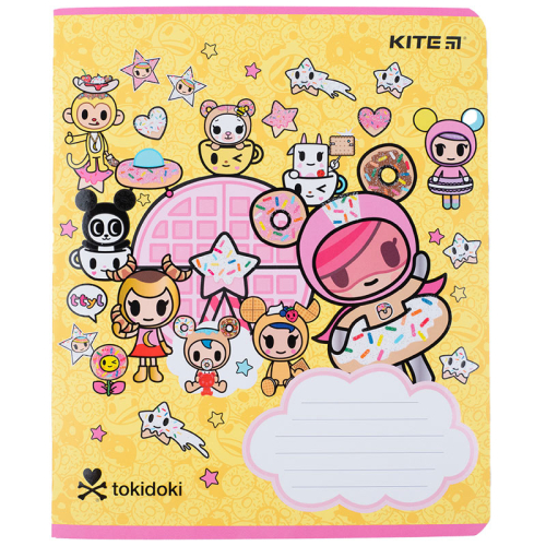 Зошит шкільний Kite tokidoki TK23-236, 18 аркушів, клітинка