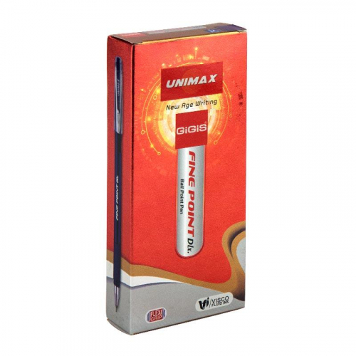 Ручка кулькова Unimax Fine Point Dlx. UX-111-11, фіолетова