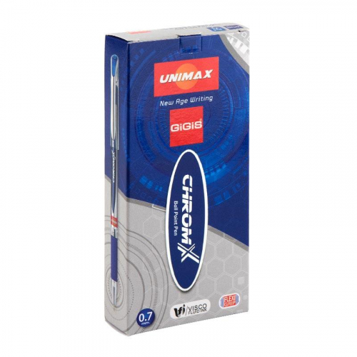 Ручка кулькова Unimax ChromX ux-119-02 синя