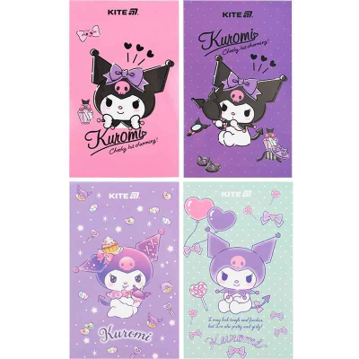 Блокнот-планшет Kite Kuromi HK25-195, A6, 50 аркушів, нелінований