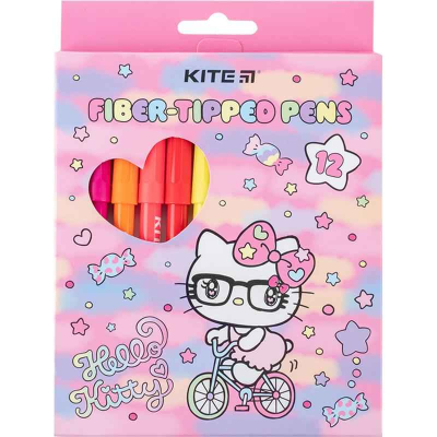 Фломастери Kite Hello Kitty HK24-447, 12 кольорів