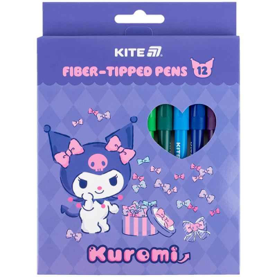 Фломастери Kite Kuromi HK25-447-2, 12 кольорів