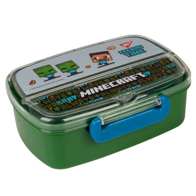 Ланчбокс Yes Minecraft 750 мл з приладдям, 708160