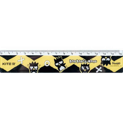 Лінійка пластикова Kite Bad Badtz-Maru HK24-090-3, 15 см