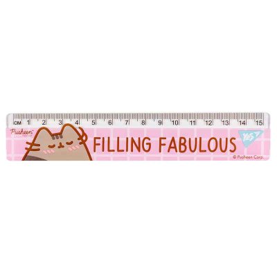Лінійка Yes Pusheen 370655, 15 см