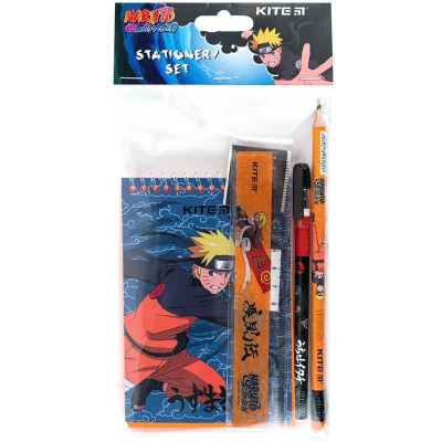 Набір канцтоварів Kite Naruto NR24-S03, 4 предмети