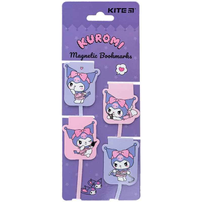 Набір магнітних закладок-лясе Kite Kuromi HK24-497-2