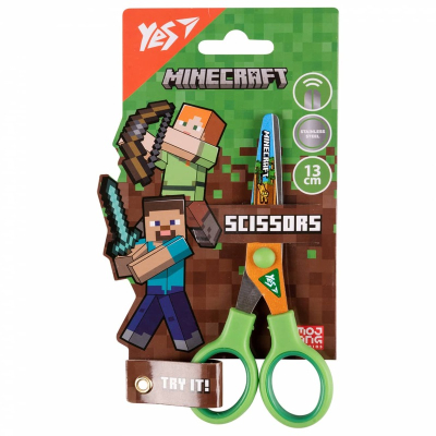 Ножиці Yes Minecraft з принтом на лезі 480440, 13см