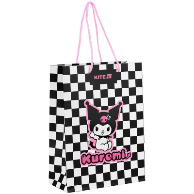 Пакет паперовий подарунковий Kite Kuromi HK25-265-3, 18х24см
