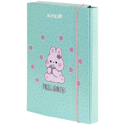 Папка для зошитів на гумці Kite Feel Good K25-210-1, картон