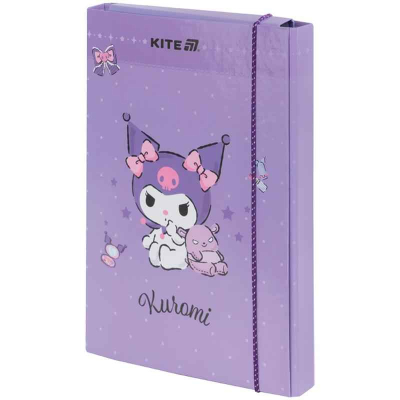Папка для зошитів на гумці Kite Kuromi HK25-210-2, картон