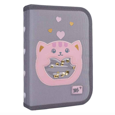 Пенал шкільний Yes With Love HP-03 HP-04, 533659 одинарний з клапаном