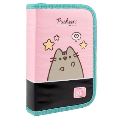 Пенал твердий одинарний Yes Pusheen HP-04, 533617 з двома клапанами